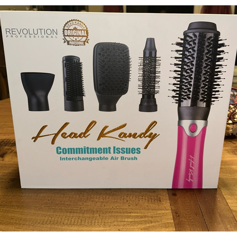Head Candy Interchangeable Air Brush Pink with 6 pc New